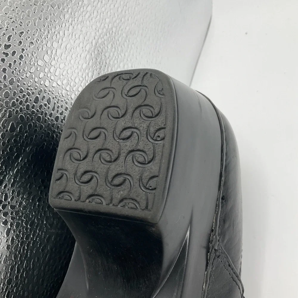 Dansko Tamara Leather Buckle Monk Strap Clog Slip-On Comfort Occupational EU 38 - Picture 9 of 12